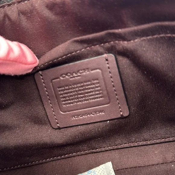 Coach Teri Shoulder Bag With Heart Bolt Print - Picture 8 of 14